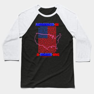 America Is A-Maze-ing 2 Baseball T-Shirt